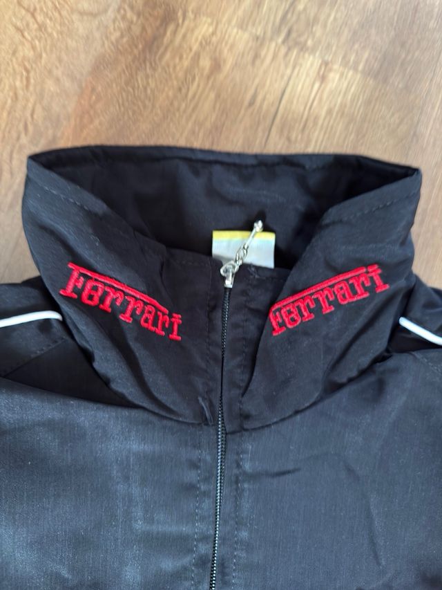 Vintage Ferrari F1 Racing Bomber Negra F1