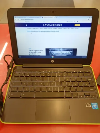 Portátil HP Chromebook 11 G4 Negro/Verde
