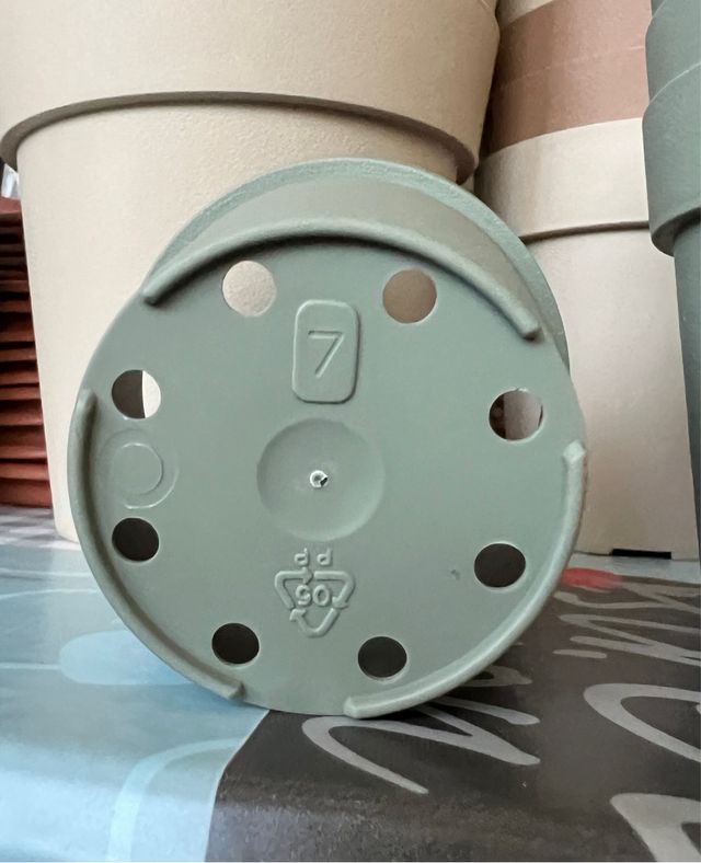 Macetas Plástico Blim Color Verde 7 Cm