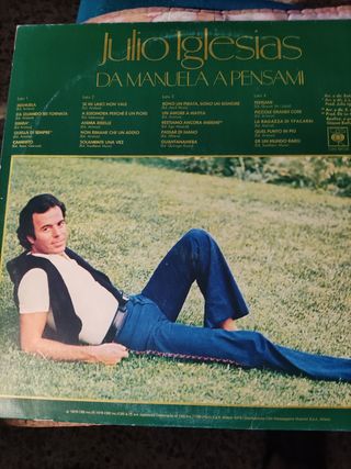 Julio Iglesias - Da Manuela a Pensami 2LP en Itali