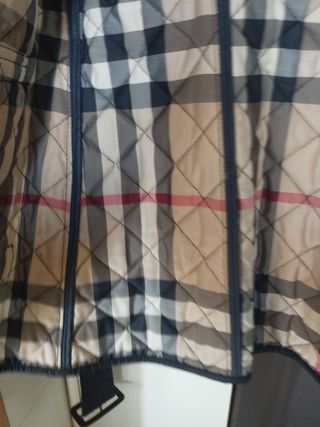 Chubasquero Burberry Impermeable Azul