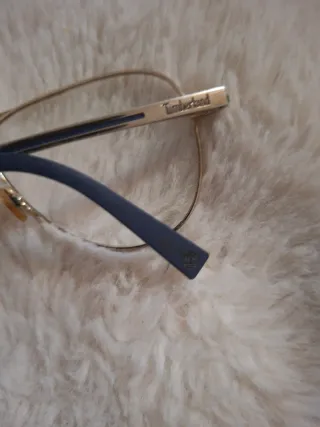  Montura Gafas Timberland Doradas y Azules