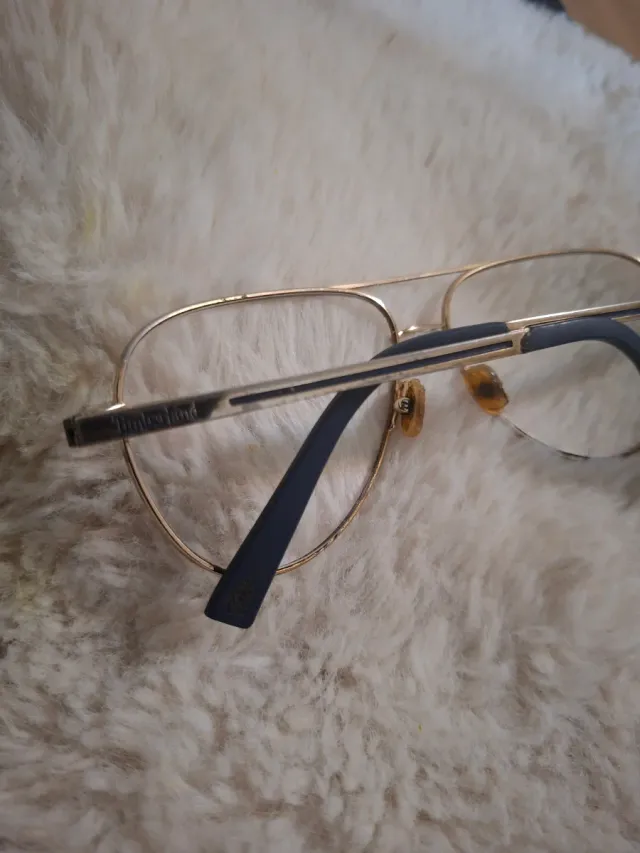  Montura Gafas Timberland Doradas y Azules