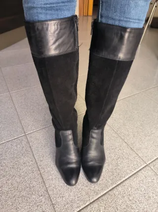 Stivali Conbipel Pelle Nera Tg 36