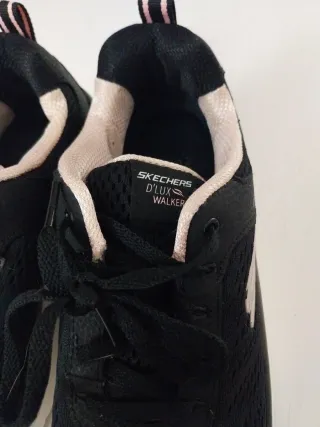 Scarpe sportive Skechers nere e rosa