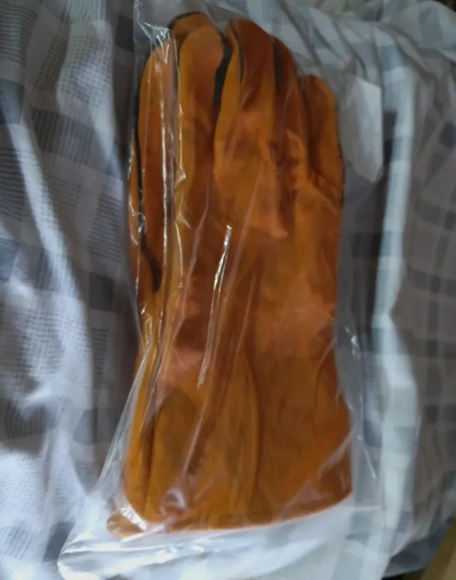 Luvas de soldadura em pele