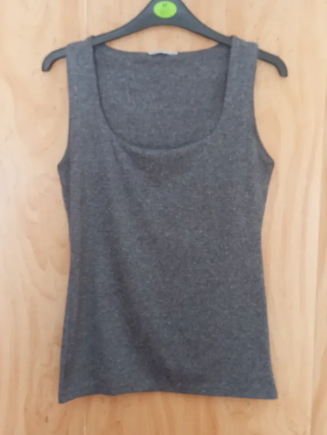 T-shirt grigia Zara taglia M