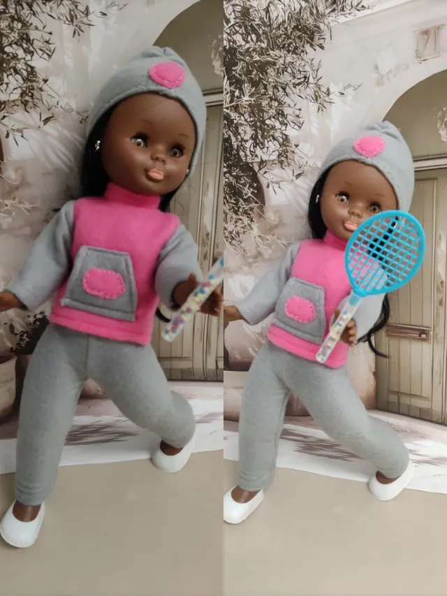 Chándal Nancy Deportivo Gris y Rosa