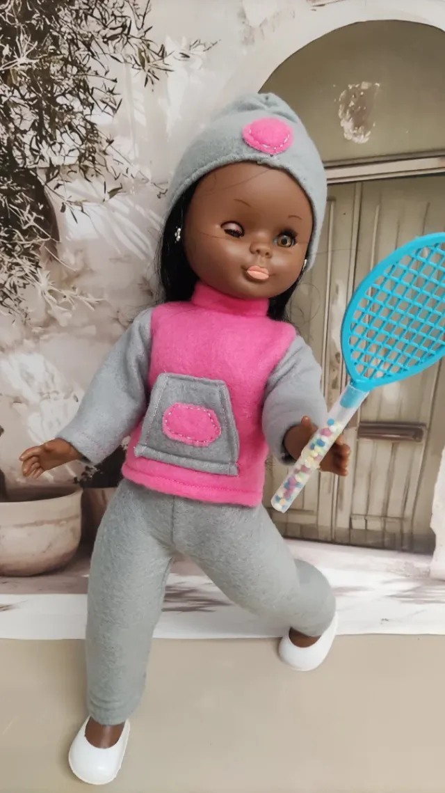 Chándal Nancy Deportivo Gris y Rosa