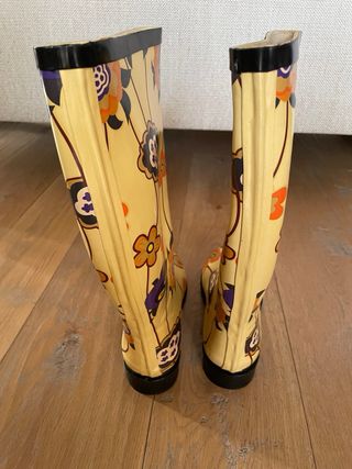 Stivali Gomma Donna Floreali Multicolore