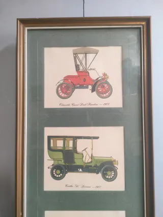 Cuadro Vintage Coches Antiguos