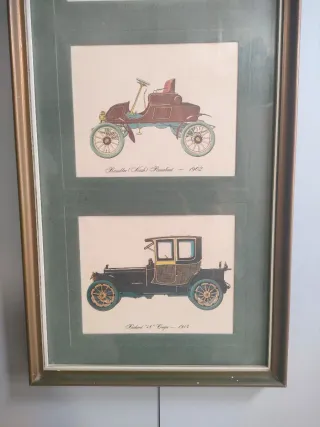 Cuadro Vintage Coches Antiguos