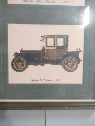 Cuadro Vintage Coches Antiguos