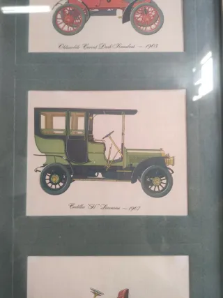 Cuadro Vintage Coches Antiguos