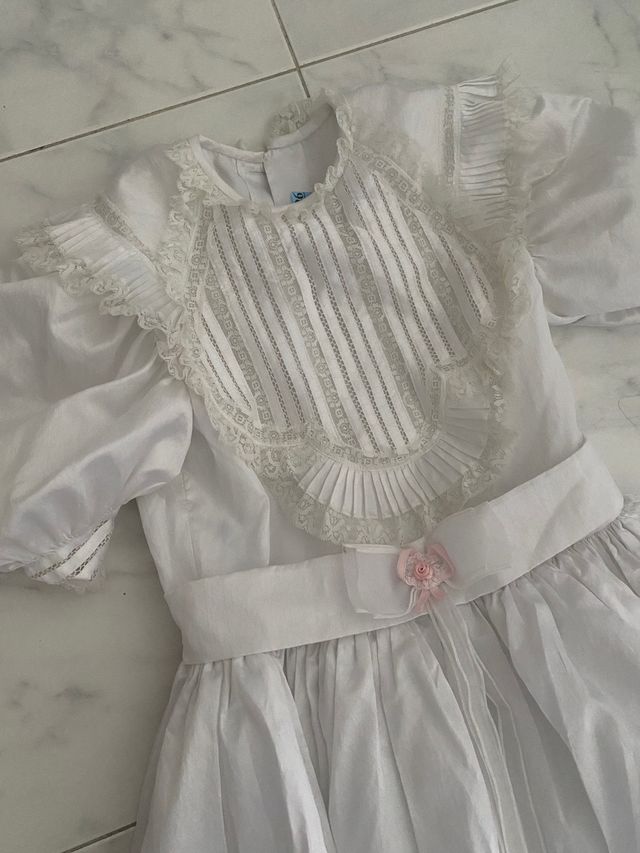 Vestido de Comunhão Branco