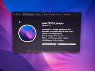 MacBook Air A1466 Plata