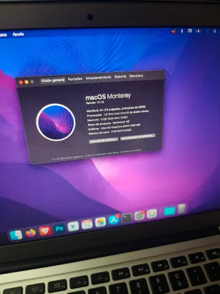 MacBook Air A1466 Plata