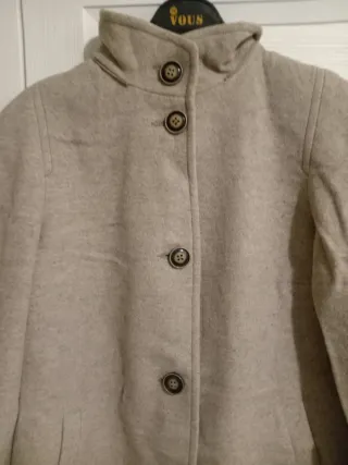 Cappotto donna beige/grigio