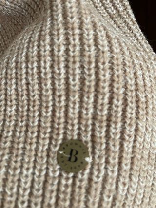 Jersey Brownie rayas beige y blanco