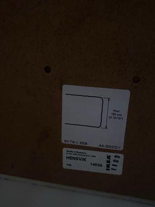 Cuna IKEA 120x60 cm