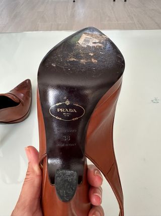 Zapatos Prada Marrones Talla 38