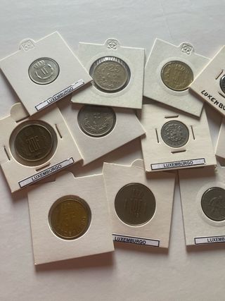 Lote 15 Monedas Luxemburgo