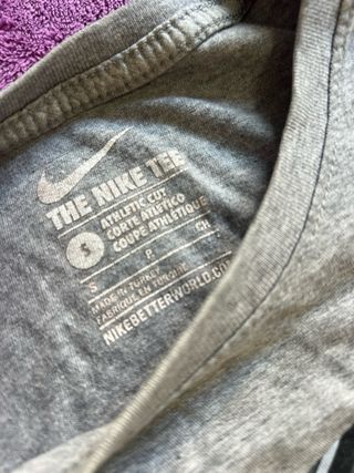 Camiseta Nike Just Do It Gris Talla S