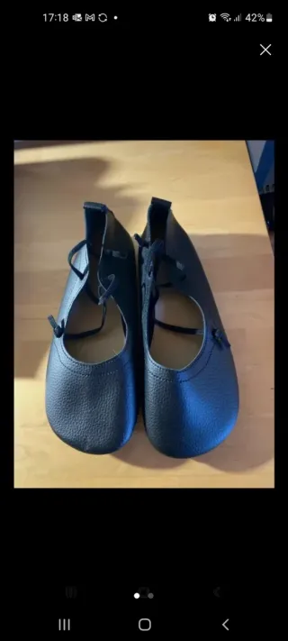Bailarinas barefoot negras talla 38