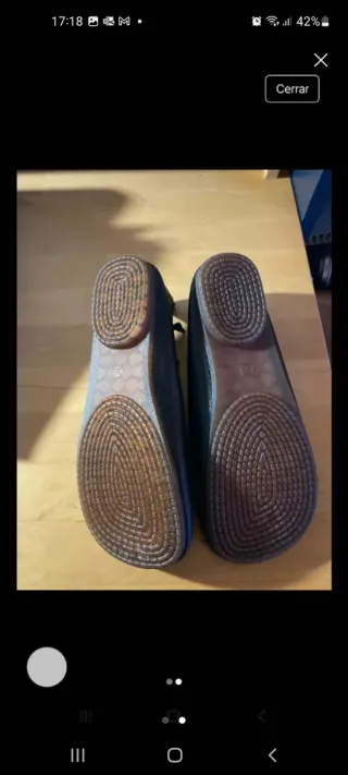 Bailarinas barefoot negras talla 38