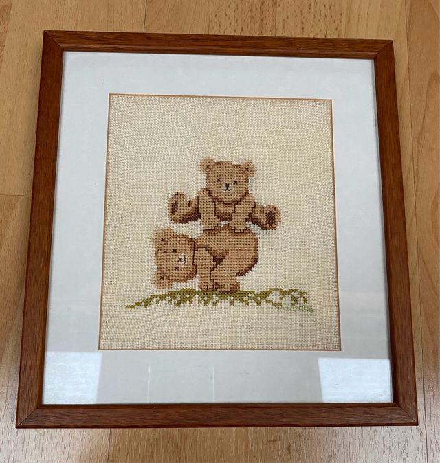 Cuadro de punto de cruz 23x25