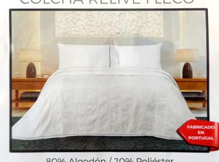 Colcha cama 135-150 blanca (A ESTRENAR) 