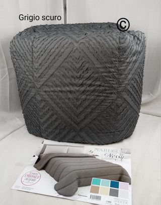 Trapunta Matrimoniale Grigio Scuro