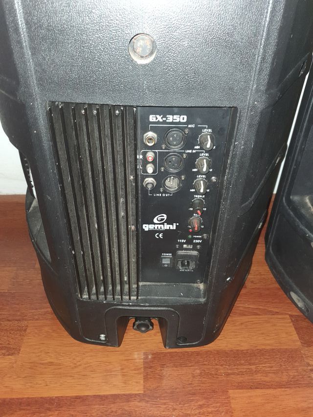 Altavoces Gemini Profesionales autoamplificados