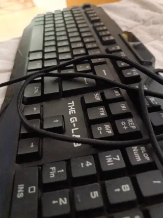 Teclado THE G-LAB Negro