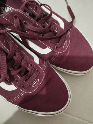 Zapatillas Vans Rojas