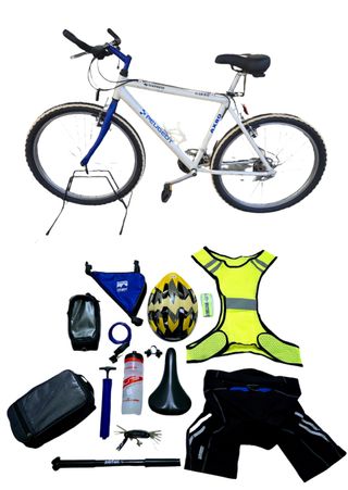 Bicicleta Peugeot AX 80 Shimano + Accesorios