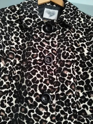 Chaquetón Leopardo Talla L