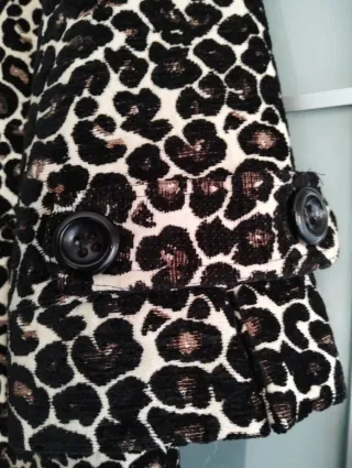 Chaquetón Leopardo Talla L