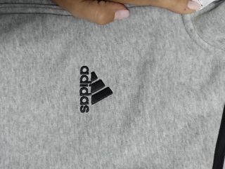 Sudadera Adidas Gris con Cremallera