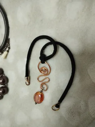 Set 6 collane perle e cristalli