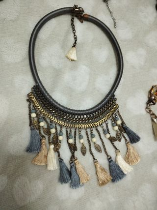 Set 6 collane perle e cristalli