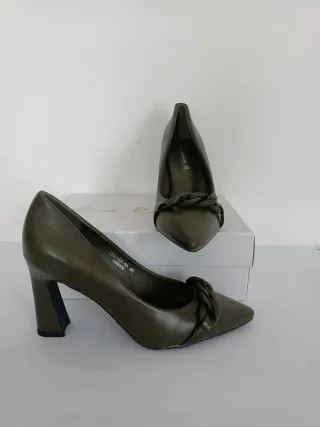 Scarpe donna eleganti verdi tg.36