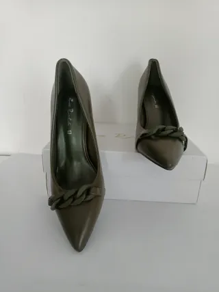 Scarpe donna eleganti verdi tg.36