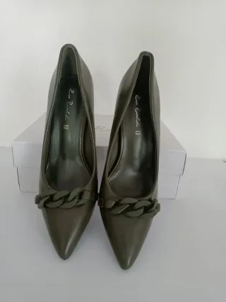 Scarpe donna eleganti verdi tg.36