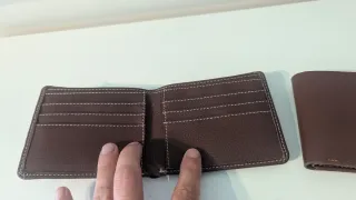 Lote 2 Carteras Marrones Piel