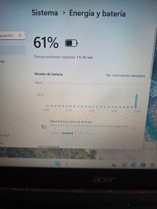 Ordenador portátil Acer i5 SÉPTIMA GENERACIÓN 12RA
