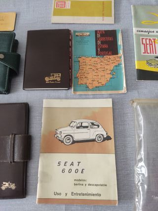 Accesorios Seat 600: Manuales, Mapas, Agenda