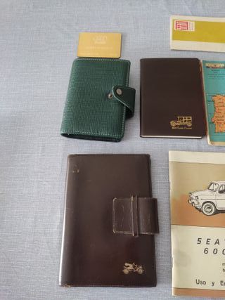 Accesorios Seat 600: Manuales, Mapas, Agenda