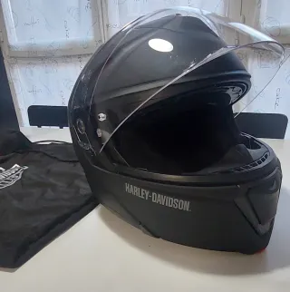 Casco Moto Harley-Davidson Negro