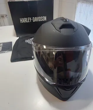 Casco Moto Harley-Davidson Negro